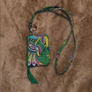 Vera Bradley Lanyard and ID wallet